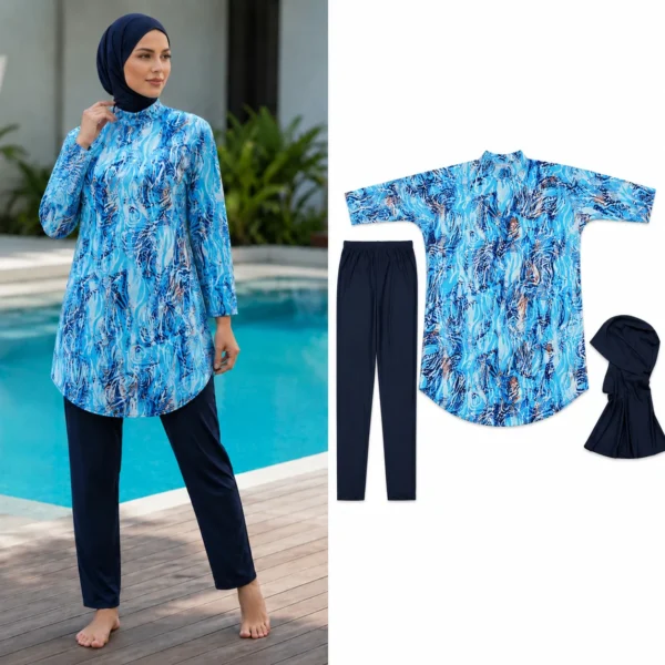 طقم السباحة المحتشم العصري – Modest Swim Set