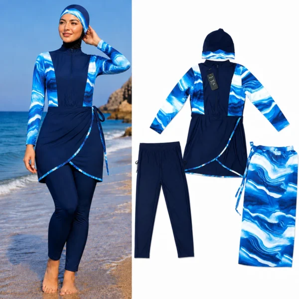 طقم السباحة المحتشم الأنيق – Modest Aqua Set